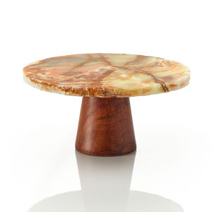 Product Image of Rough-Edge Onyx Cake Stand
