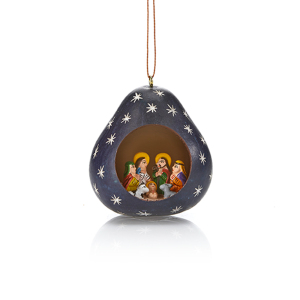 Product Image of Night Sky Nativity Gourd Ornament