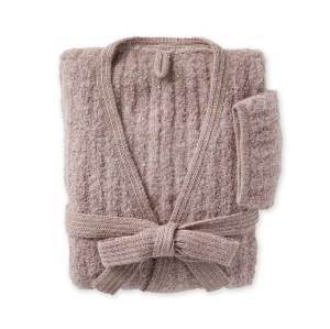 Product Image for Soft Rose Boucle Alpaca Robe