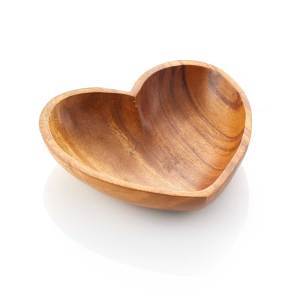 Product Image of Heart Shaped Acacia Wood Bowl