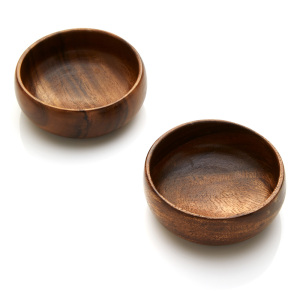 Product Image of Acacia Wood Small Bowls - Set of 2