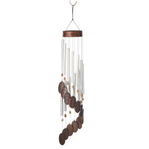 Product Image of Swirling Leaves Bamboo Wind Chime