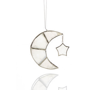 Product Image of Capiz Crescent Moon Ornament