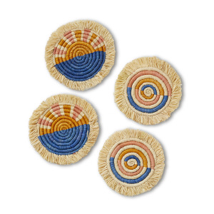 Product Image of Seaside Raffia Coasters - Set of 4
