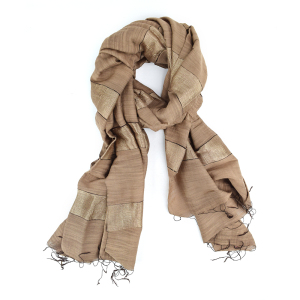 Product Image of Brown Stripe Scarf