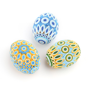 Product Image of Blue & Gold Quilled Egg Set