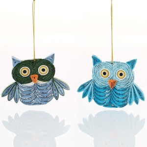 Product Image of Quilled Owl Ornament Set
