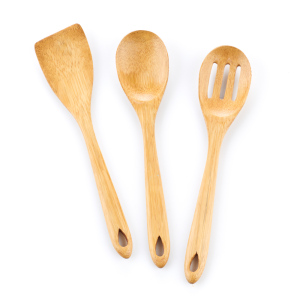 Product Image of Bamboo Cooking Utensils - Set of 3