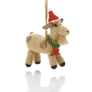 Product Image of Barnyard Christmas Goat Ornament