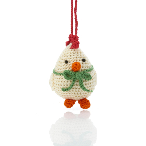 Product Image of Barnyard Christmas Chicken Ornament
