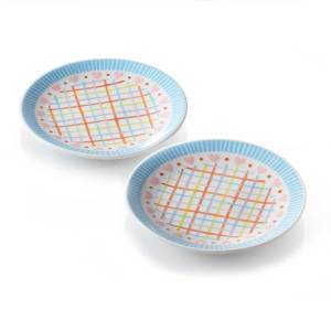 Product Image of Candy Heart Appetizer Plates - Set of 2