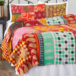 Product Image of Kantha Patchwork Bedding