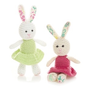 Product Image of Crocheted Bunny Sisters