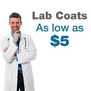 Lab Coats as low as 5 dollars