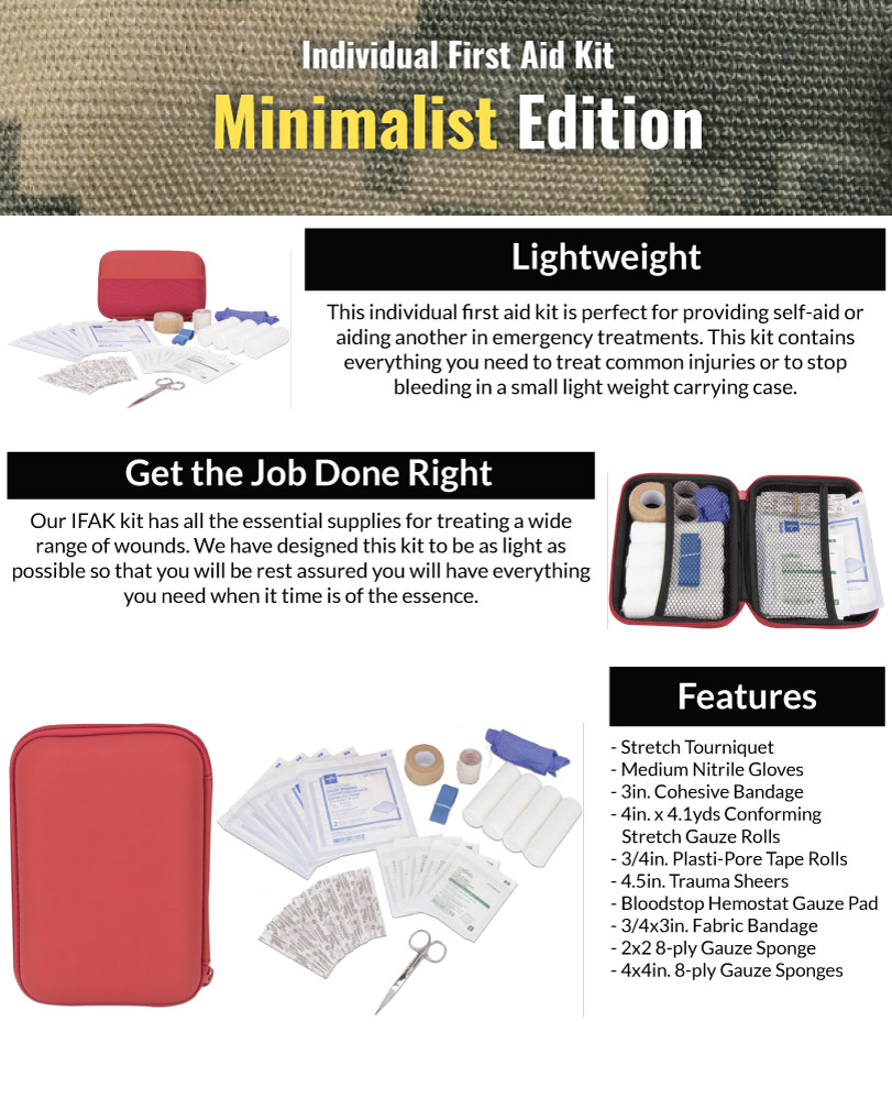 Minimalist IFAK Kit Features