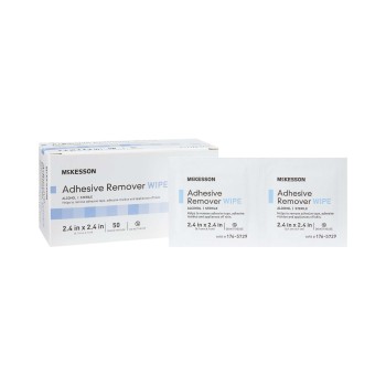 WIPE,ADH REMOVER 2.4"X2.4",50/BX