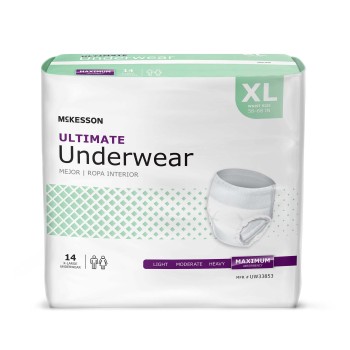 UNDERWEAR,ULTIMATE XLG 58-68,14/BAG