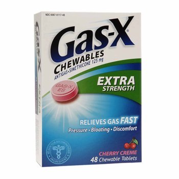 GAS-X,TAB CHEW CHERRY 125MG,48/BT