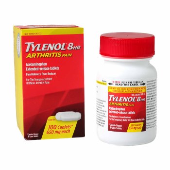 TYLENOL ARTHRITIS, CAP 8HR 650MG,100,1/BT