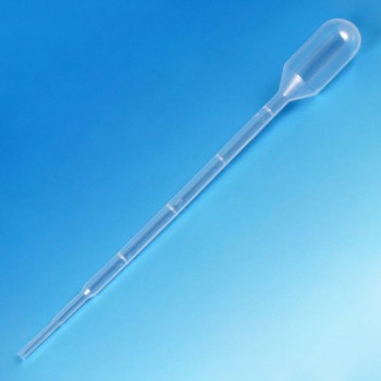 TRANSFER PIPET,3.0ML,140MM,SMALL BULB,GRADUATED TO 1ML,STERILE,400/CS