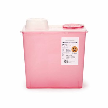 CONTAINER, SHARPS RED 8QT,20/CS