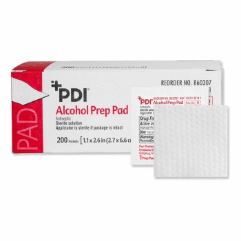 PAD,ALCOHOL PREP STR MED,200/BX