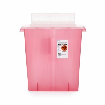 CONTAINER, SHARPS RED 3GL UNWNDR,10/CS