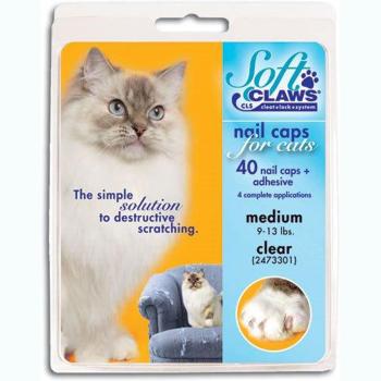 20pcs & 1 Glue Soft Cat Nail Caps Pet Claw Covers Paw Protective  Multi-colour | eBay