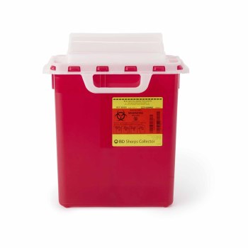 CONTAINER, SHARPS RED 3GL NESTABLE,10/CS