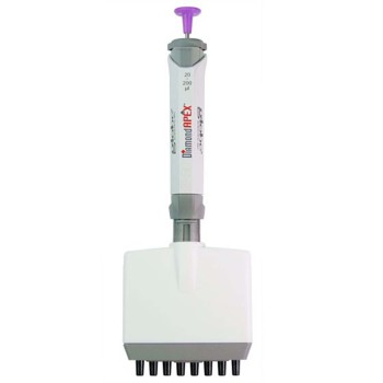 PIPETTE,DIAMONDAPEX,FULLY AUTOCLAVABLE,8-CHANNEL,ADJUSTABLE VOLUME,0.5 - 10UL,RED (TIP GROUP A),EACH