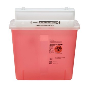 CONTAINER,SHARPS RED 5QT,EACH