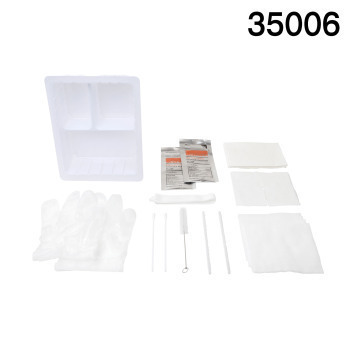 KIT,TRACH CARE,3 COMP SALINE TRAY,VINYL,PEROXIDE,20/CS, Anesthesia ...