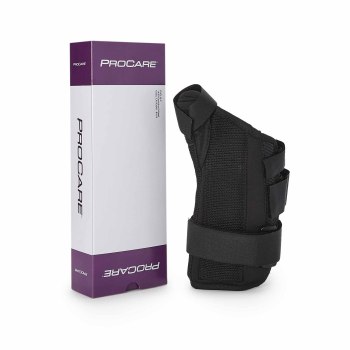 WRIST SUPPORT, W/ABDUCTED THUMB LT MED,EACH