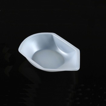 WEIGHING BOAT,PLASTIC,WITH POUR SPOUT,ANTISTATIC,57 X 44 X 8MM,PS,WHITE,250/CS