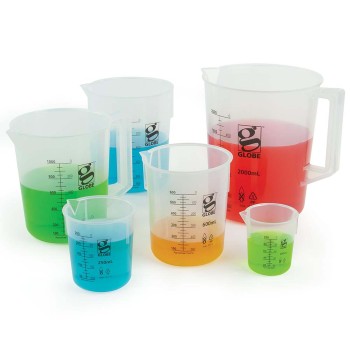 BEAKER,5000ML,DIAMOND ESSENTIALS,LOW FORM,PP,GRIFFIN STYLE,PRINTED GRADUATIONS,EACH