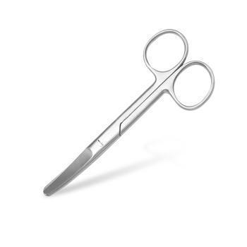 SCISSORS,OR,5.5IN,B/B,CURVED,SATIN,ECONOMY,EACH