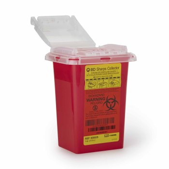 CONTAINER, SHARPS RED 1QT,60/CS