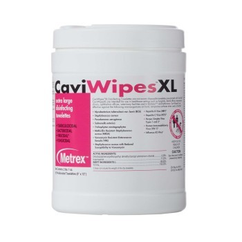 WIPE,DISINFECTANT CAVIWIPES XLG 10"X12",66/CN