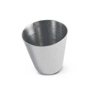 STAINLESS STEEL MEDICINE CUP, 2 OZ, EACH