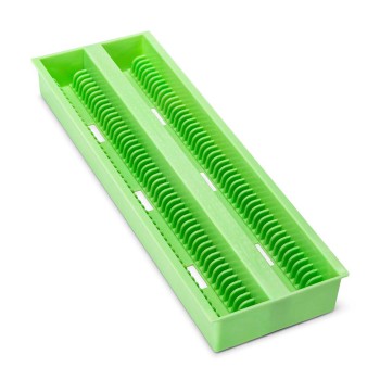 SLIDE DRAINING TRAY,ABS,GREEN,100-PLACE FOR UP TO 200 SLIDES,12/CS