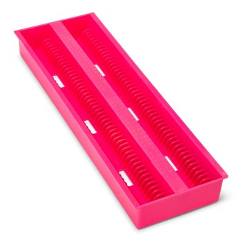 SLIDE DRAINING TRAY,ABS,PINK,100-PLACE FOR UP TO 200 SLIDES,12/CS