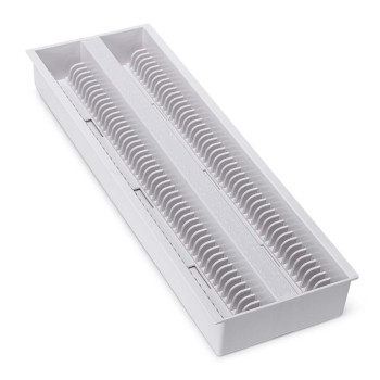SLIDE DRAINING TRAY,ABS,WHITE,100-PLACE FOR UP TO 200 SLIDES,12/CS