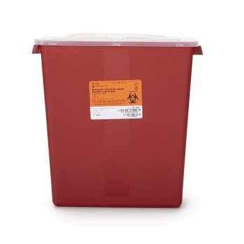 CONTAINER,SHARPS RED 3GL STACKABLE,12/CS