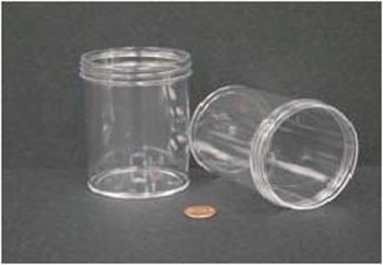 JAR,WIDE MOUTH,240ML (8OZ),PS,70MM OPENING,2 7/16 X 3 3/8",150/CS