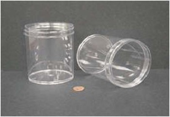 JAR,WIDE MOUTH,480ML (16OZ),PS,89MM OPENING,3 1/8 X 4",84/CS