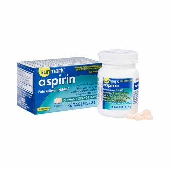ASPIRIN,TAB CHEW ADLT 81MG S M,36/BX