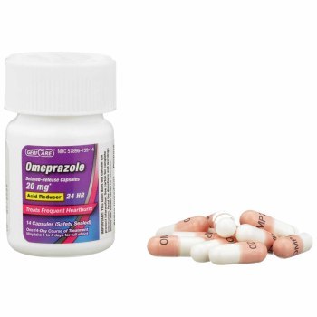 OMEPRAZOLE CAP 20MG,DELAYED RELEASE,42/BX