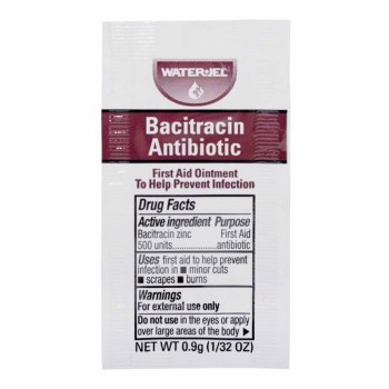 BACITRACIN+ZINC,OINT FOIL PK 500U/ 0.9GM,25/BX,72BX/CS