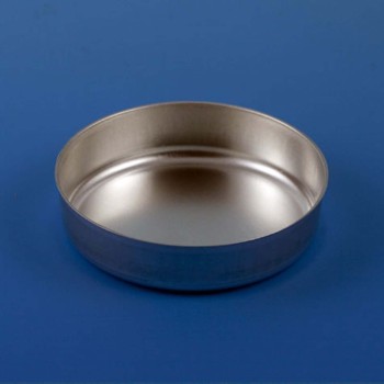 ALUMINUM WEIGH DISH,72MM,(70ML),SMOOTH,WALL WITHOUT TAB,100/BX