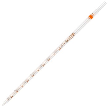 PIPETTE,SEROLOGICAL,GLOBE GLASS,10ML,TO DELIVER (TD),0.1 GRADUATIONS,6/BX